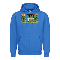 True Royal Cowhide Serappe Sunflower Mama Tried Zipper Hoodie - Jasminsmagicworld