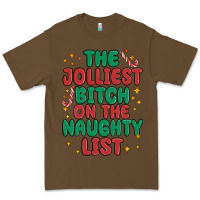 Cacao the jolliest bitch on the naughty list Premium Tee - MaliasSmallBusiness