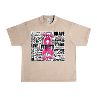 French Oak breast cancer nobody fights alone Urban Heavy Tee - JahusDesignShop