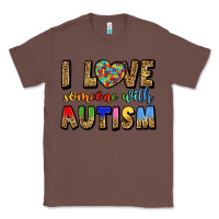 Chestnut i love someone with autism Classic Tee - LillyAllenDesigns