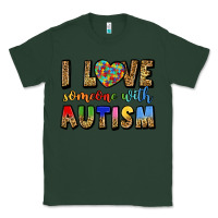 Sports Green i love someone with autism Classic Tee - LillyAllenDesigns