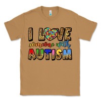 Toasted Coconut i love someone with autism Classic Tee - LillyAllenDesigns