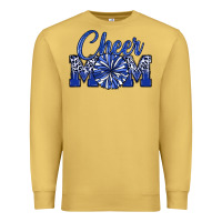 Antique Gold cheer mom Premium Sweatshirt - MaliasSmallBusiness