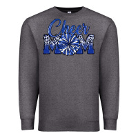 Charcoal Heather cheer mom Premium Sweatshirt - MaliasSmallBusiness