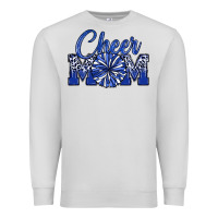 Dove Grey cheer mom Premium Sweatshirt - MaliasSmallBusiness