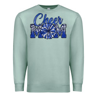 Seafoam cheer mom Premium Sweatshirt - MaliasSmallBusiness