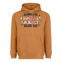 Meerkat sorry my social anxiety says no Heavyweight Hoodie - MaliasSmallBusiness