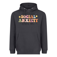 Smoke sorry my social anxiety says no Heavyweight Hoodie - MaliasSmallBusiness