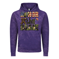 Cloud Purple Honor the brave 4th of july Vintage Hoodie - CowGirlArtShop