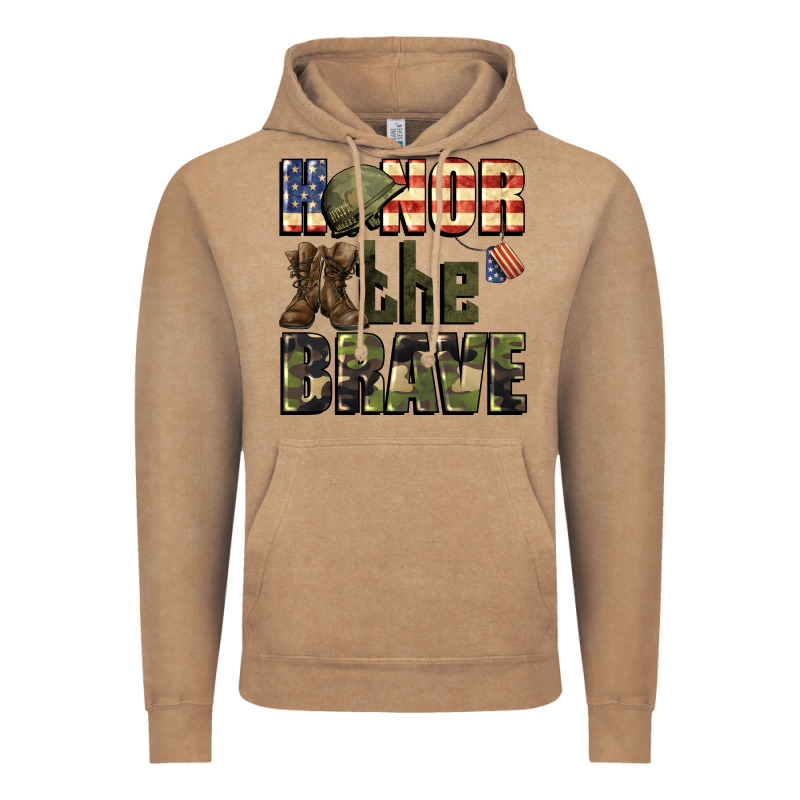 Honor The Brave 4th Of July Vintage Hoodie by CowGirlArtShop | Teevron