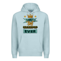 Blue Mist world's best grandpop ever Premium Hoodie - Jasminsmagicworld