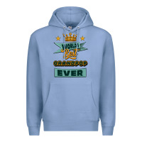 Colony Blue world's best grandpop ever Premium Hoodie - Jasminsmagicworld