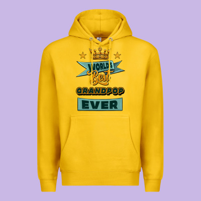 World's Best Grandpop Ever Premium Hoodie Designed By Jasminsmagicworld
