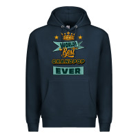 Navy world's best grandpop ever Premium Hoodie - Jasminsmagicworld