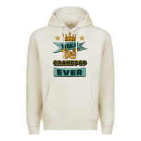 Oatmeal Heather world's best grandpop ever Premium Hoodie - Jasminsmagicworld
