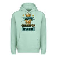 Seafoam world's best grandpop ever Premium Hoodie - Jasminsmagicworld
