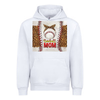 White baseball mom with leopard tumbler tbs Urban Hoodie - TumblerDesignByShophia