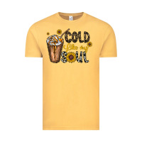Vintage Mustard cold like my soul Vintage Tee - CowhideDigitalArt