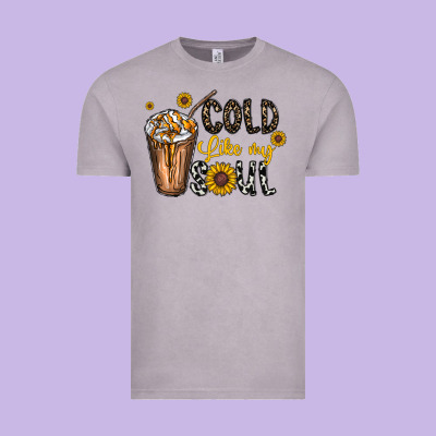 Cold Like My Soul Vintage Tee Designed By Cowhidedigitalart