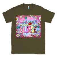 Army Green school nurse tumbler Classic Tee - BundleAndBundleShop