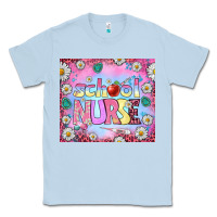Dusty Blue school nurse tumbler Classic Tee - BundleAndBundleShop