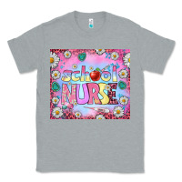Heather Grey school nurse tumbler Classic Tee - BundleAndBundleShop
