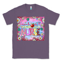 Lavender school nurse tumbler Classic Tee - BundleAndBundleShop