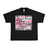 Black breast cancer ribbon Urban Heavy Tee - JahusDesignShop