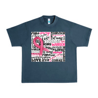 Midnight Navy breast cancer ribbon Urban Heavy Tee - JahusDesignShop
