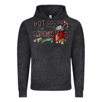 Vintage Black hot cocoa and christmas movies Vintage Hoodie - CowhideDigitalArt