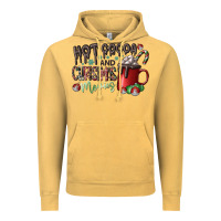 Vintage Mustard hot cocoa and christmas movies Vintage Hoodie - CowhideDigitalArt
