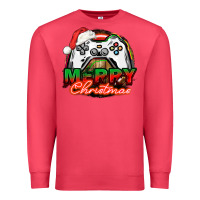 Cardinal Gamer Merry Christmas Premium Sweatshirt - NancyCooperArtShop