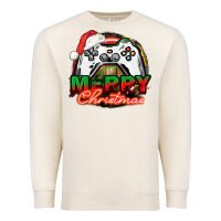 Sandshell Gamer Merry Christmas Premium Sweatshirt - NancyCooperArtShop