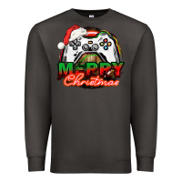 Smoke Gamer Merry Christmas Premium Sweatshirt - NancyCooperArtShop