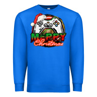 True Royal Gamer Merry Christmas Premium Sweatshirt - NancyCooperArtShop