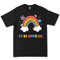 Black if being gay was a choice i'd be gayer lol Premium Tee - MaliasSmallBusiness
