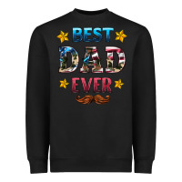 Black best dad ever Heavyweight Sweatshirt - HRA Design Shop