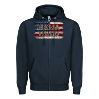 Navy Mama Tried Zipper Hoodie - Jasminsmagicworld