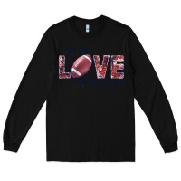 Black football love of the game Long Sleeve Tee - JahusDesignShop