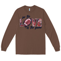 Chestnut football love of the game Long Sleeve Tee - JahusDesignShop