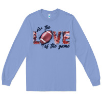 Colony Blue football love of the game Long Sleeve Tee - JahusDesignShop