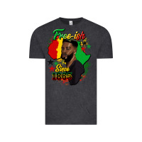 Vintage Black free ish since 1865 black man Vintage Tee - HRA Design Shop
