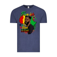 Vintage Denim free ish since 1865 black man Vintage Tee - HRA Design Shop