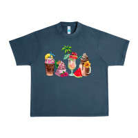 Midnight Navy summer coffee cups Urban Heavy Tee - AdoDesignShop