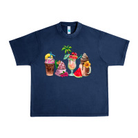 Navy summer coffee cups Urban Heavy Tee - AdoDesignShop
