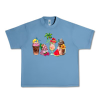 Pebble Blue summer coffee cups Urban Heavy Tee - AdoDesignShop