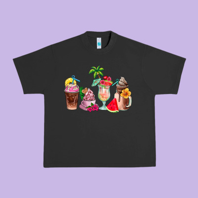 Summer Coffee Cups Urban Heavy Tee Designed By Adodesignshop
