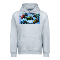 Heather Grey Children trucks Urban Hoodie - TumblerDesignByShophia