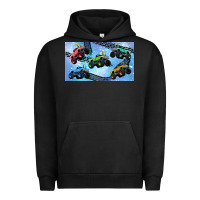 Pigment Black Children trucks Urban Hoodie - TumblerDesignByShophia