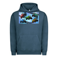 Pigment Midnight Navy Children trucks Urban Hoodie - TumblerDesignByShophia